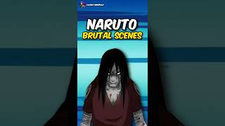 MOST BRUTAL Naruto Manga Scenes That Anime Can't Show | #narutoshippuden #manga  #shorts