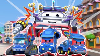 Super Spider Truck CLONES attack | Cars & Trucks Rescue for Kids | Emergency Vehicles for Kids