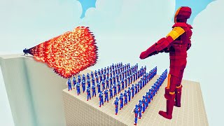 100x CAPTAIN AMERICA +GIANT IRONMAN vs EVERY GOD - Totally Accurate Battle Simulator TABS