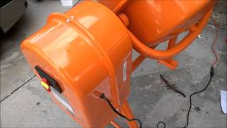 Harbor freight 3.5 cubic ft. cement mixer