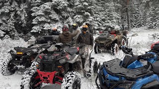 Karda Atv’lerle Mücadele Snow