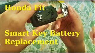 Replacing Honda Fit Smart Key Battery