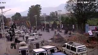 Earthquake footage kathmandu mall