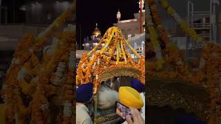 Darbar Sahib toh palki Sahib de darshan