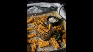 SICILIANI CREATIVI - Stick di ceci al forno, ricetta vegana senza glutine - Chickpeas snack #shorts