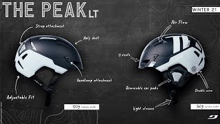 THE PEAK LT - Ski/Mountaineering dual certification helmet