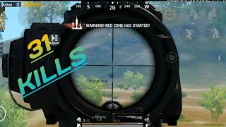 PUBG MOBILE 3V4 GAMEPLAY / 31 KILLS / THAT AWM SHOT THOUGH...