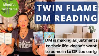 👻TWIN FLAME DM DAILY UPDATE I DM is making adjustments to life; doesn’t want to come in too early 🕸️