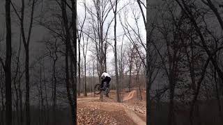 Insane!! #mtb #bentonville #shorts #jump #mountainbike