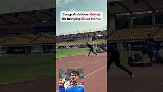 Neeraj Chopra Olympic javelin throw 2024 | #olympics2024 #neerajchopra #shortsvideo