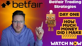 0 - £1000 Challenge | Day One using these Betfair Trading Strategies