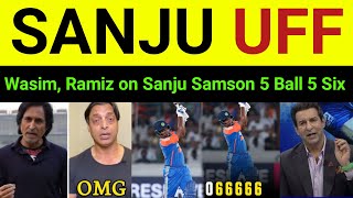 Wasim Akram latest on Sanju Samson 111 (47) vs BAN | Ind vs Ban | Pakistani Reaction, Shoaib Akhtar