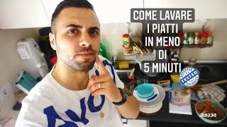 COME lavare i piatti in MENO DI 5 MINUTI!