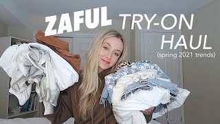 HUGE ZAFUL TRY ON HAUL| spring 2021 trends! (clothing+bikinis)