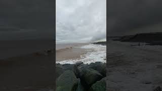 Holderness coast #waves #sea #fishing #travel #holderness