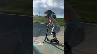 Spinal play #8yearsold #scooter #subscribe #lookingforsponsors #jump