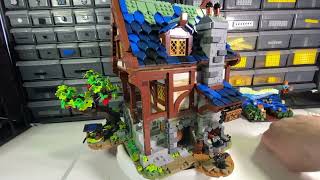 Lego medieval blacksmith speed build and review (Lego set#21325)