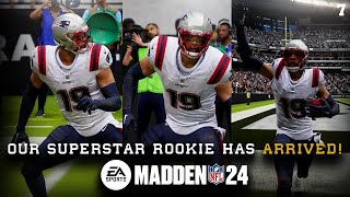 Our Superstar Rookie Has Arrived! - Madden 24 New England Patriots Franchise Rebuild | Ep. 7