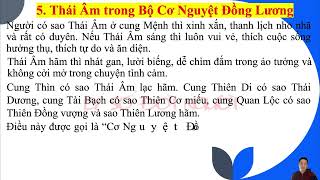 BÀI 83. TỬ VI - BỘ CƠ NGUYỆT ĐỒNG LƯƠNG