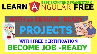 Learn Angular Free With Resume Ready 10 Projects | Free Angular Certification