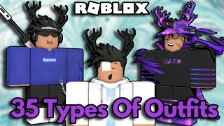 Types of Roblox Players Outfits