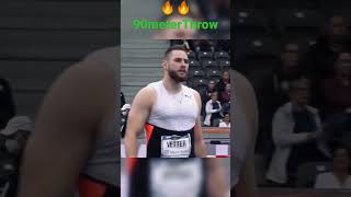 Johannes vetter Competition Throw😱 90+ #shorts #youtubeshorts #vetter #trending #viralshorts