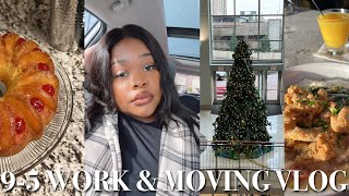 EP. 112 | MOVING IN + CALLAWAY GARDENS CHRISTMAS LIGHTS + BREAKFAST BOYS | 9-5 WORK WEEK IN MY LIFE