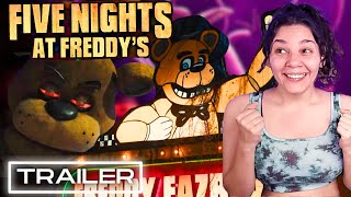 FIVE NIGHTS AT FREDDY'S Trailer REACTION | FNAF official teaser