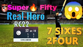 Fastest Fifty In Real Cricket22 K Williams fifty from 10 Balls