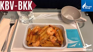 BANGKOK AIRWAYS AIRBUS A319 | HOT MEAL ON DOMESTIC FLIGHT | KRABI - BANGKOK | TRIPREPORT 4K ULTRA HD