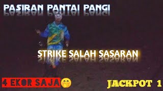 MANCING PASIRAN PANTAI PANGI,STRIKE SALAH SASARAN