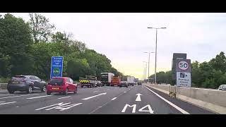 Driving on M4 Motorway 🛣 Wednesday Morning