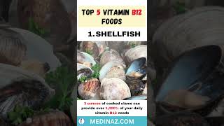 Top 5: Vitamin B12 Foods | B12 Deficiency | Vitamin B12 rich Foods