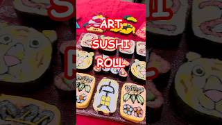 How to Make Decorative Sushi Rolls at home: Easy Peach Blossom #sushi #ArtRollSushi #recipe