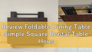 Review Foldable Dining Table Simple Square Rental Table Household Portable Desk Folding Table Stall