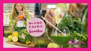 How to Make a JUST DO IT Smoothie! Fresh ingredients with a tropical twist.