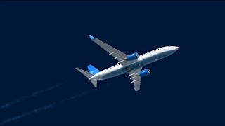 FSX PMDG Боинг-737/800,  ночная посадка в Норильске