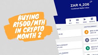 Buying R1500/m  ($100) of Crypto  |  Luno Bitcoin Savings Wallet [FEB Update]