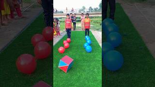 Fun Balloon Popping Race Challenge! 🎈 | Epic Outdoor Game for boys #reelsfeed #shortsfeed #funny