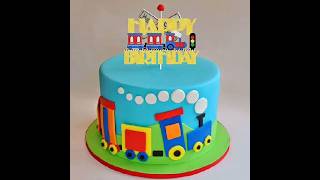 train theme cake decorating| thomas train cake design ideas| #cake #train #shorts #thomas #viral