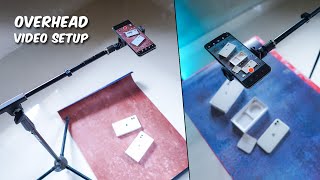 How to Shoot Top Down Video with Phone | Overhead Video With Phone | Handcam Gameplay/Unboxing