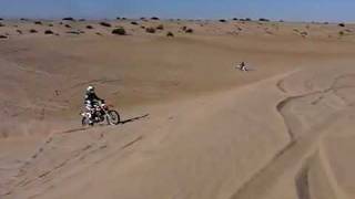 CRF450X Sand Dune Jump Slow Motion