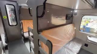 VANDE BHARAT SLEEPER VERSION || BEAUTIFUL INTERIOR DESIGN BY INDIAN RAILWAY #vandebharat