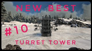 NEW BEST Turret Tower Design Ark Survival #10