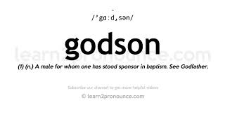 How to pronounce Godson | English pronunciation