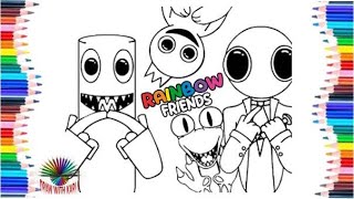 Rainbow Friends New Coloring Pages / Roblox / NCS MUSIC