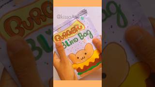 [DIY Papercraft🍔] - Food Burger Blind Bag😍 #asmr #blindbag #craft #shorts