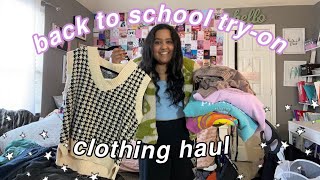 back to school clothing haul try-on 2021 (pacsun, american eagle, urban outfitters, etc)