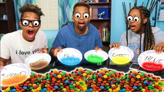 IMPOSSIBLE COLORBLIND TEST WITH 1,000 M&M'S!!