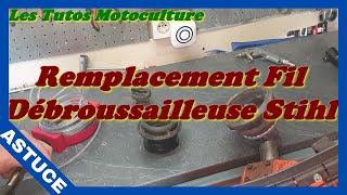 Astuce : Remplir bobine fil tête débroussailleuse Stihl